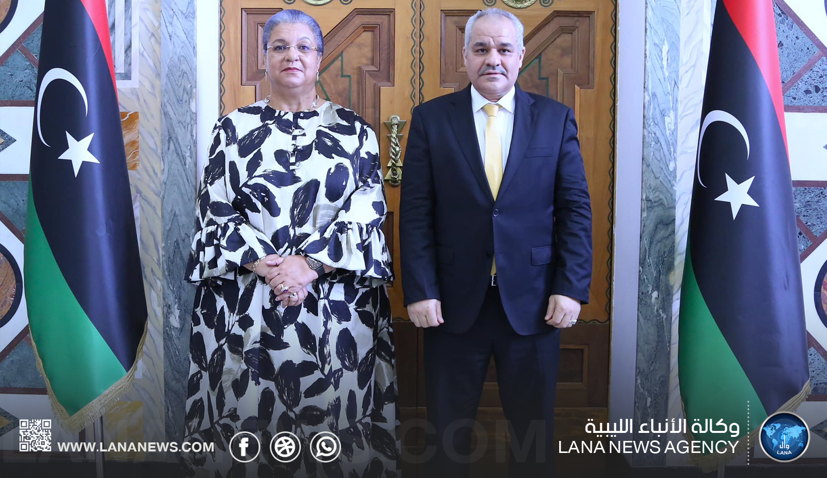 محافظ المركزي يبحث مع الممثلة الأممية جهود الاستقرار المالي