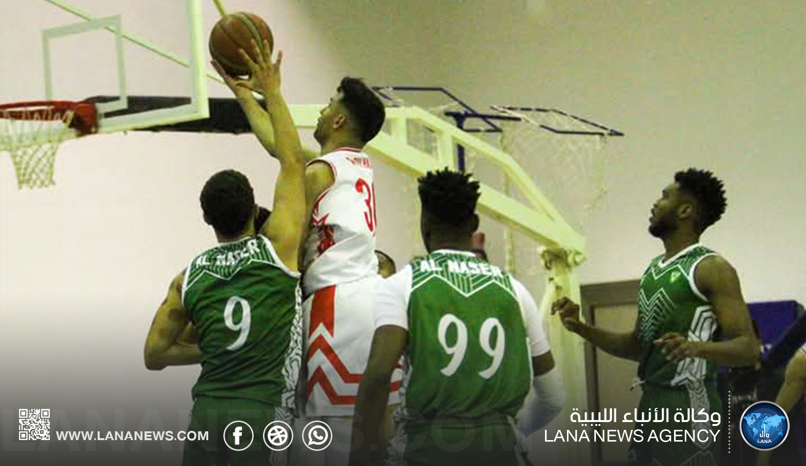 الأهلي بنغازي والنصر يتأهلان إلى نصف نهائي كأس ليبيا لكرة السلة