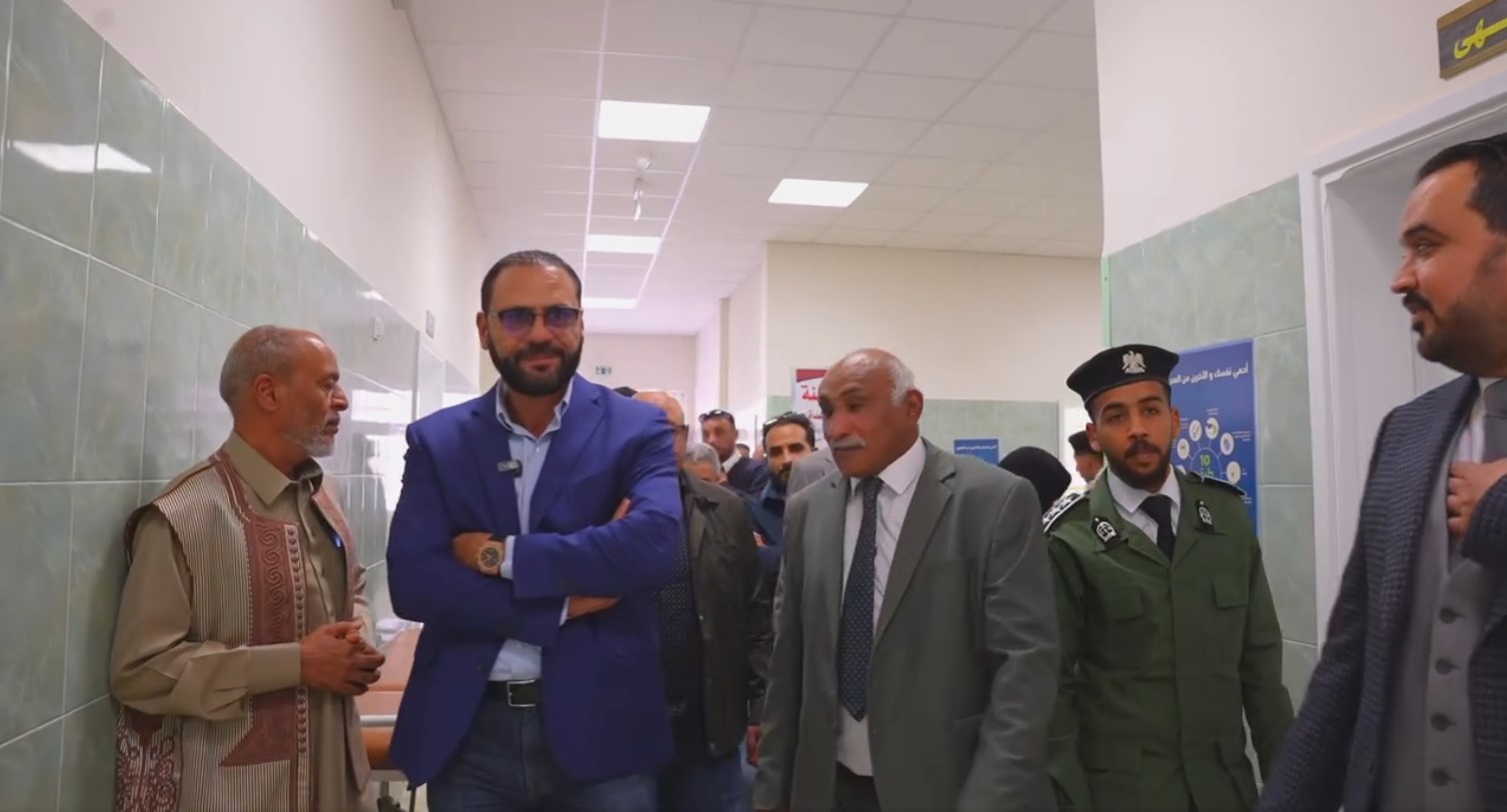 وزير الصحة بالحكومة الليبية يتفقد المرافق الصحية في أوجلة وأجخرة