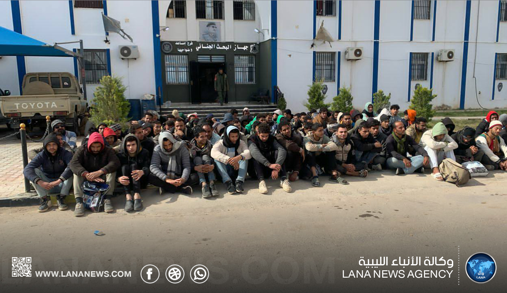 مداهمة أوكار الهجرة غير الشرعية وضبط مهربين في أمساعد