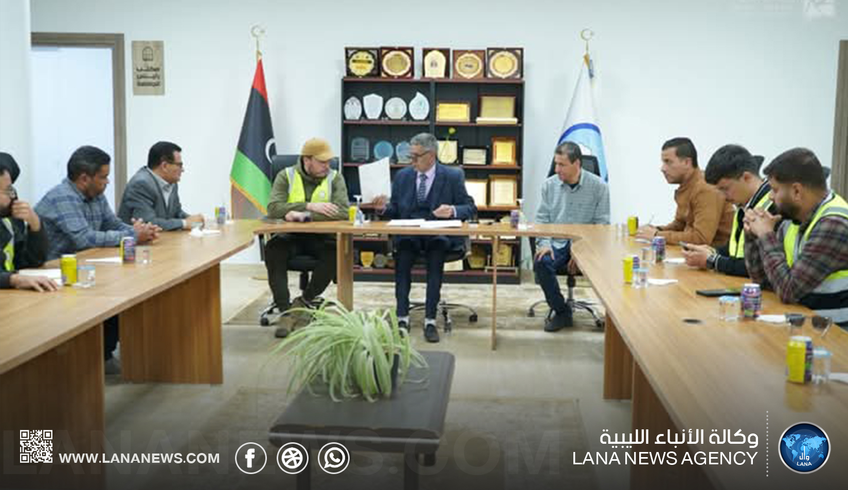 اجتماع مشترك بين جامعة سرت وصندوق التنمية لمناقشة صيانة وتطوير مرافق الجامعة