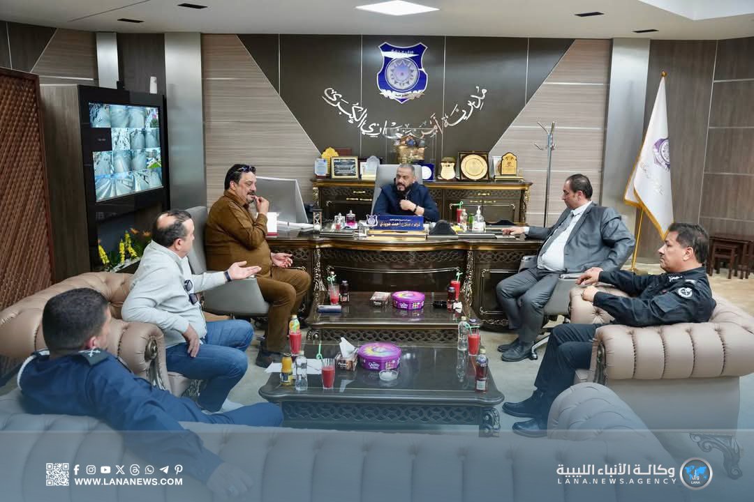 لقاء مشترك بين قيادات أمنية ببنغازي لمتابعة ملف الهجرة غير الشرعية