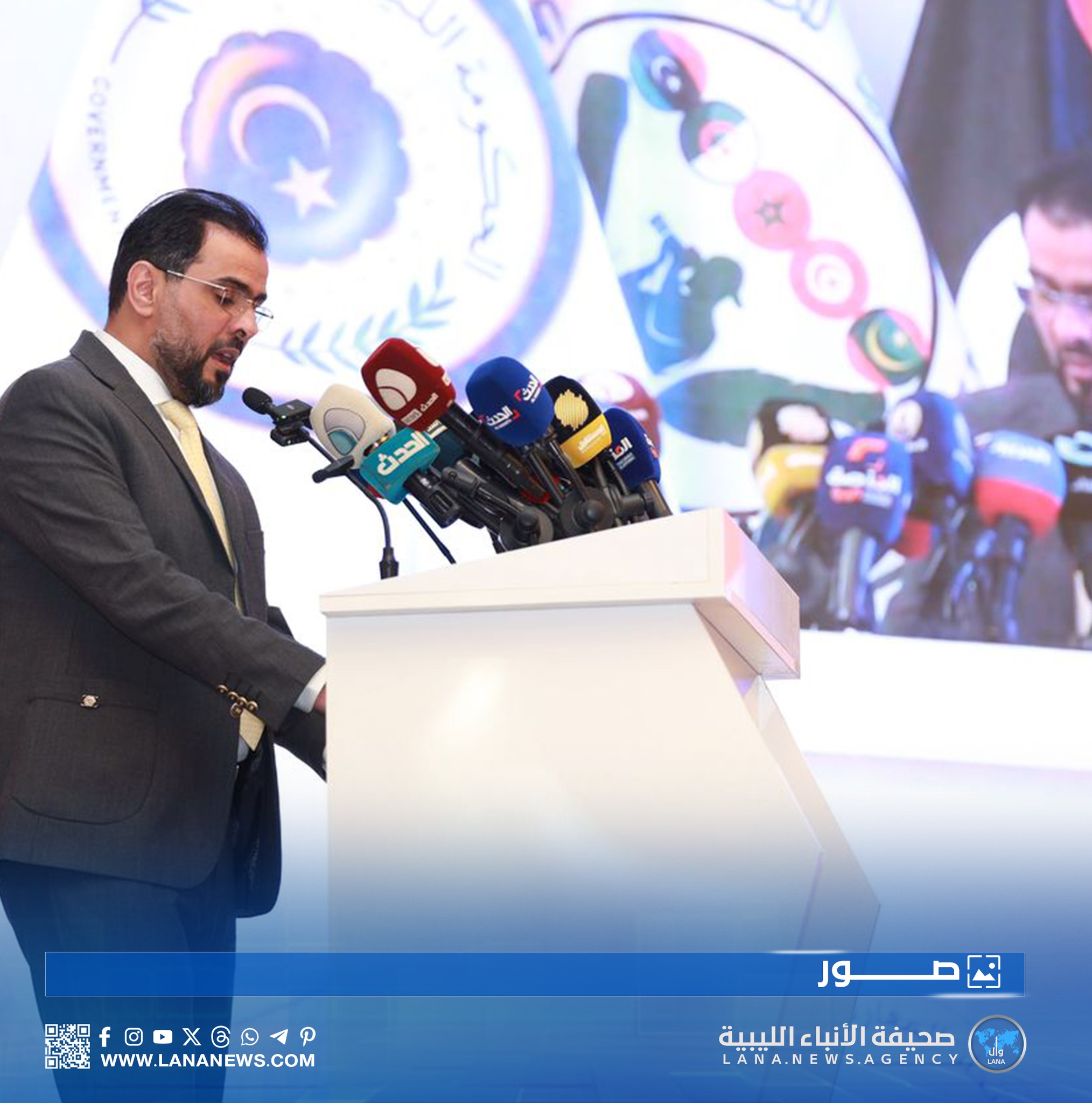 رئيس الحكومة الليبية يفتتح فعاليات المؤتمر الأول للاتحاد المغاربي للصحفيين