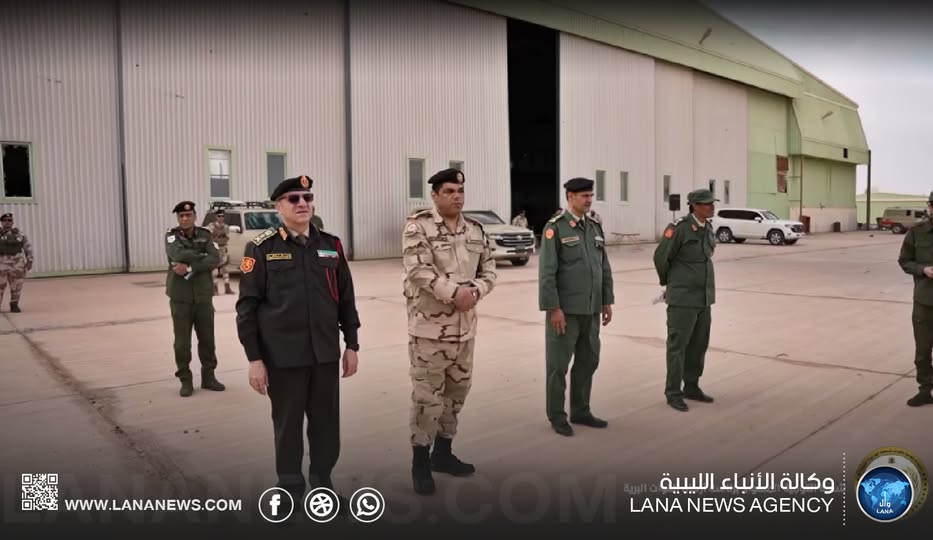 رئاسة أركان القوات البرية تكلف لجنة لإعادة تنظيم اللواء 21 مشاة بمدينة سبها 