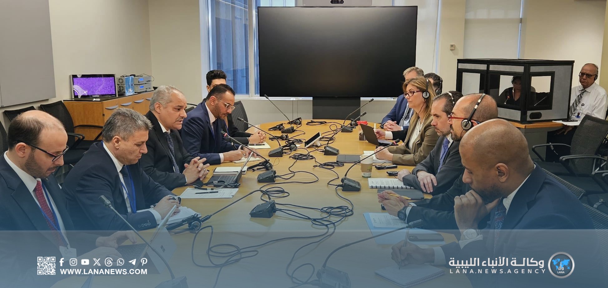 محافظ مصرف ليبيا المركزي يلتقي بنائب رئيس البنك الدولي لشؤون الاستثمار