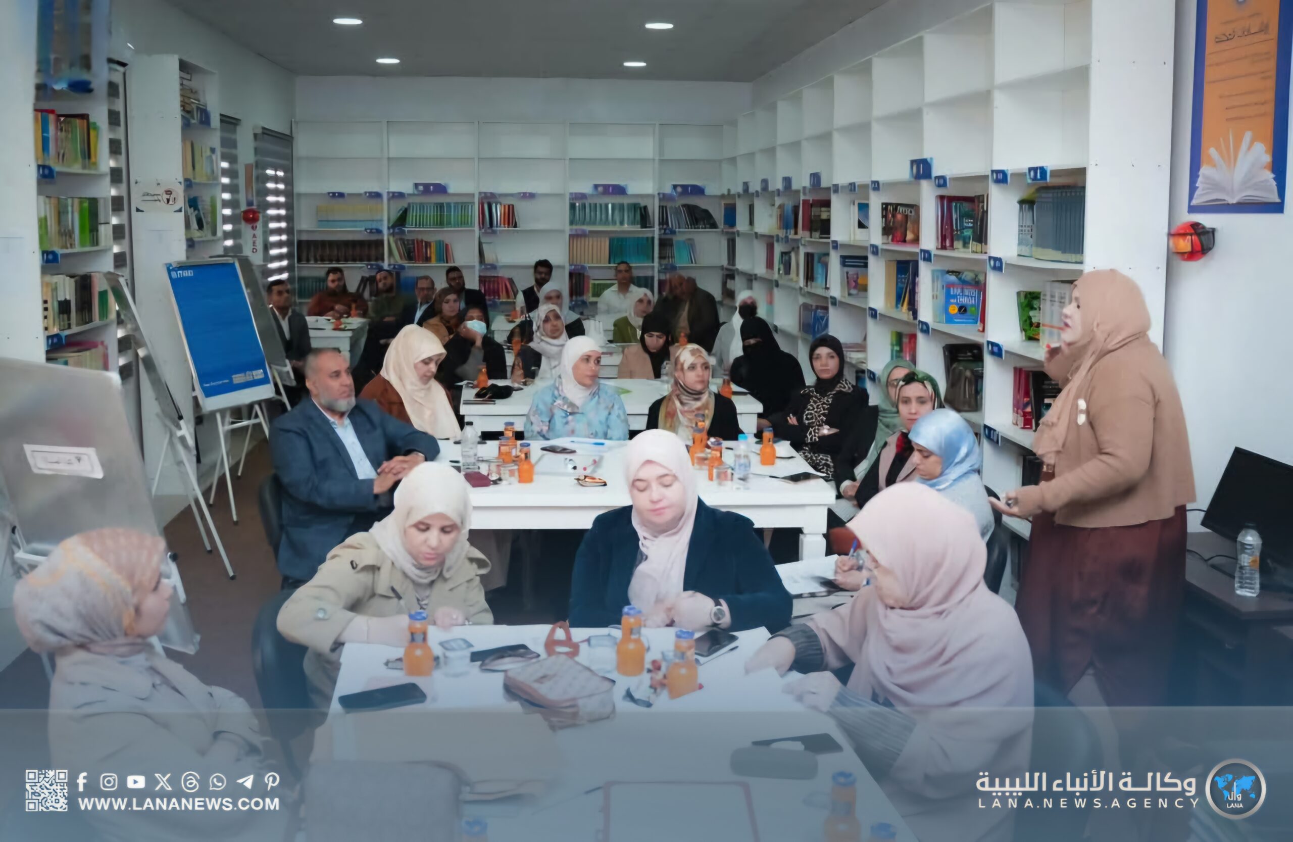كلية الصيدلة بجامعة درنة تنظم ورشة عمل حول أساليب التدريس الحديثة