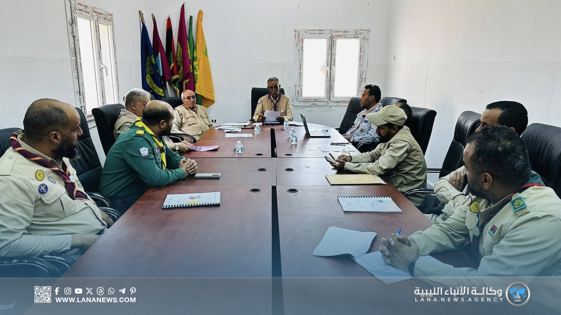 مفوضية سرت للكشافة تعقد اجتماعها الدوري لمناقشة التحسينات والجاهزية