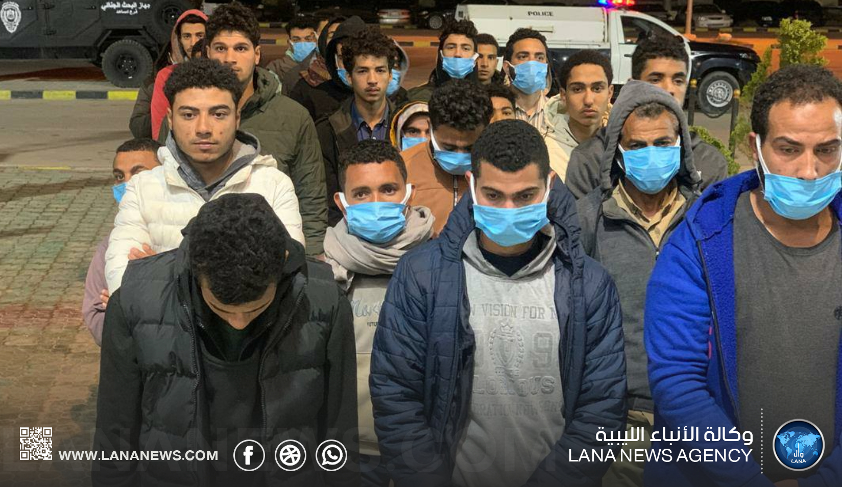 توقيف مهاجرين غير نظاميين ومهربين في مداهمات أمنية أمساعد