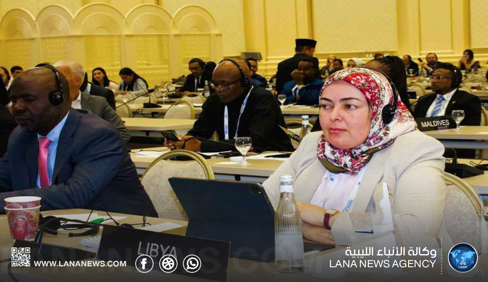 ربيعة أبو راص تُشارك في اجتماعات اللجنتين الدائمتين للسلام والأمن الدولي والتنمية المستدامة