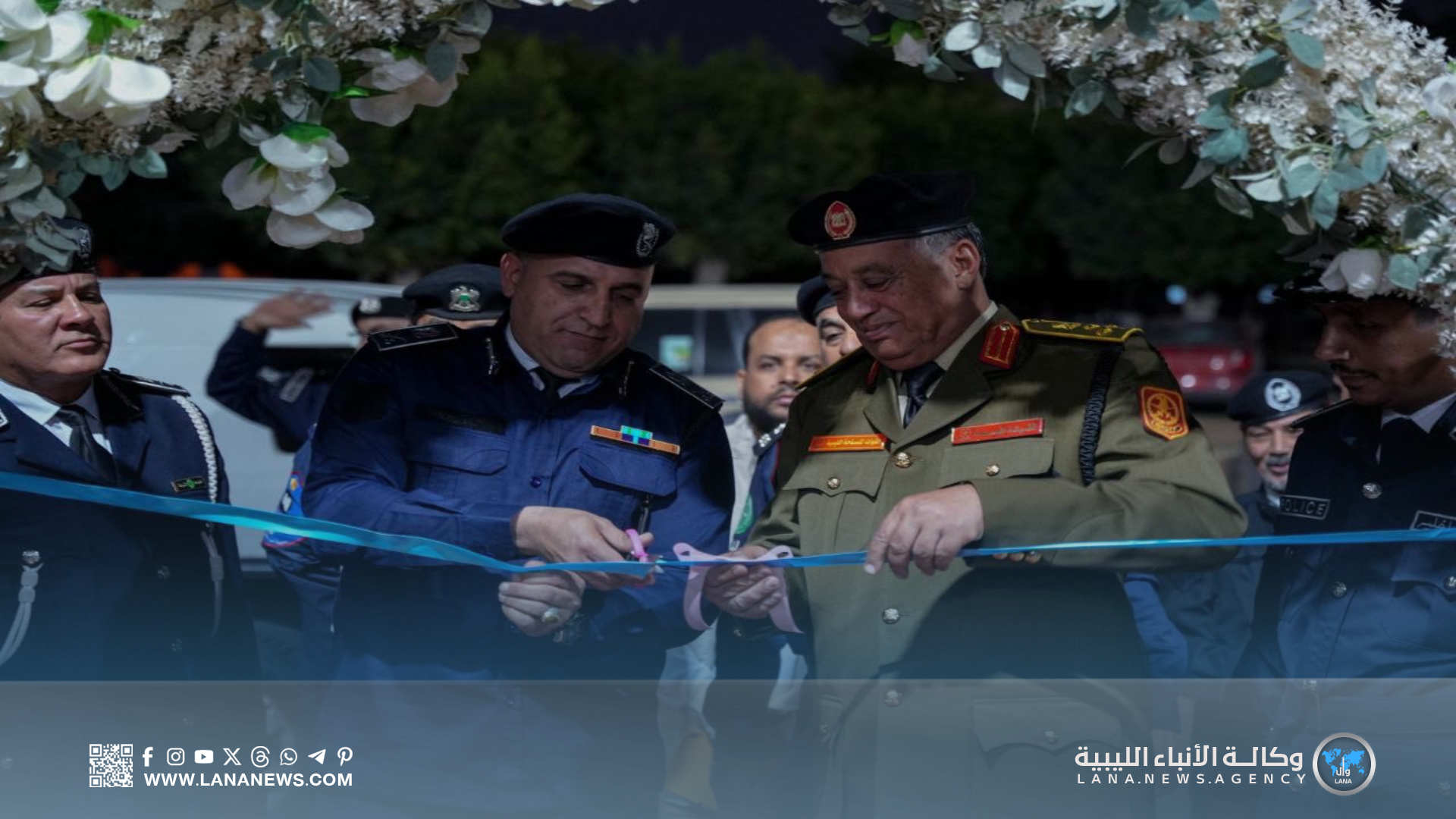 افتتاح مراكز شرطة في بنغازي بعد صيانتها بدعم القيادة العامة