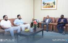مشرف مشروعات الجنوب الغربي يستعرض نسب الإنجاز بمرافق جامعة سبها 