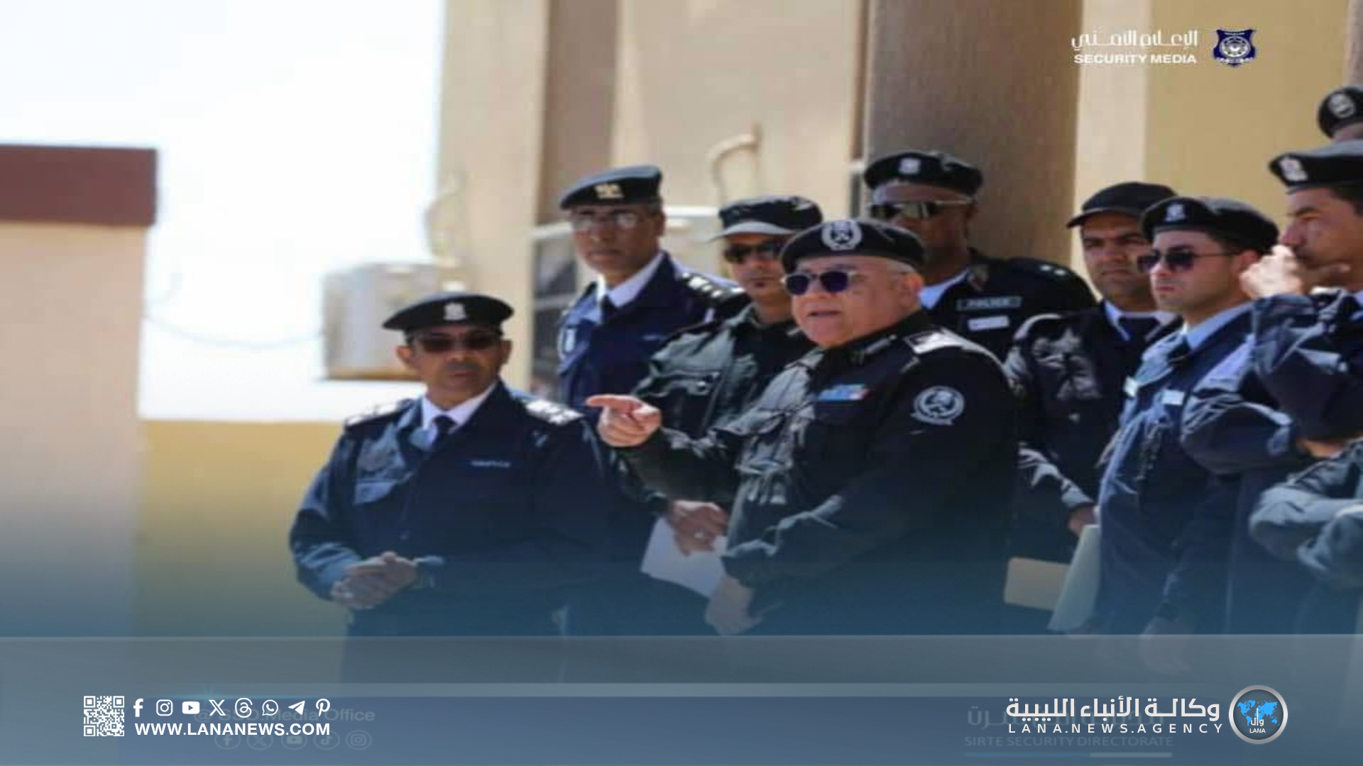 اجتماع أمني بين مديرية أمن سرت وجمارك الخليج لتعزيز التعاون الأمني