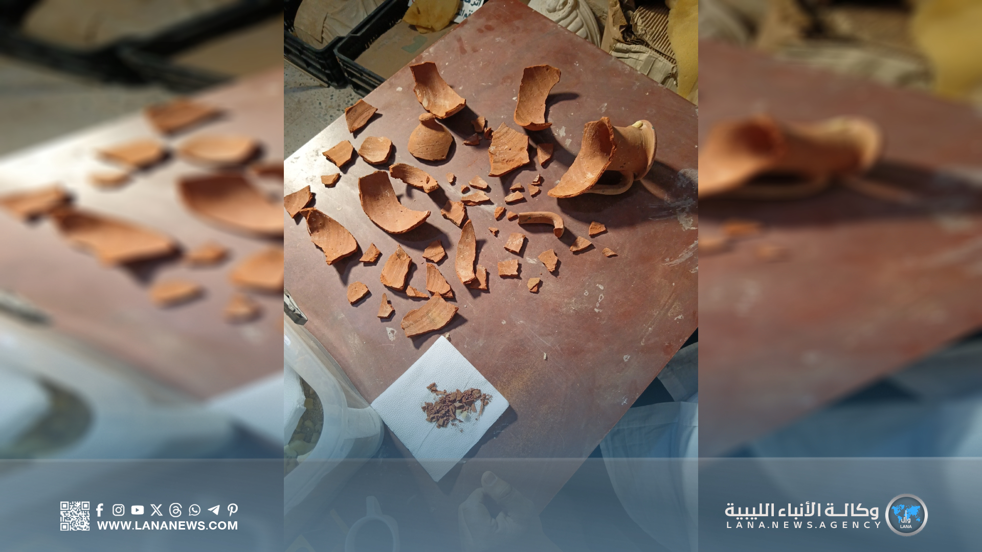 آثار بنغازي تواصل توثيق وترميم القطع الأثرية استعدادًا لليوم العالمي للمتاحف