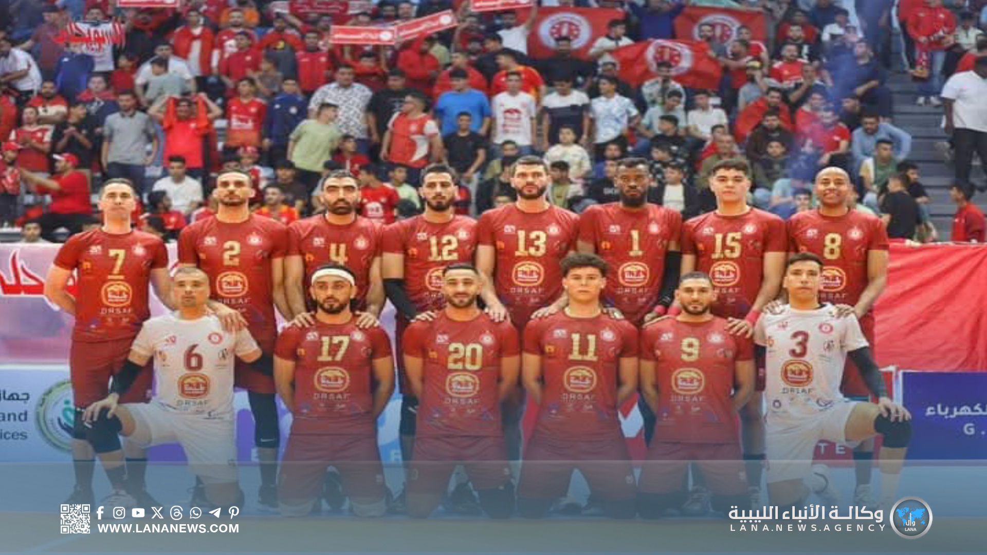 السويحلي يفوز في افتتاح بطولة الأندية الأفريقية للكرة الطائرة