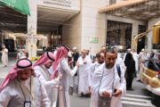 وصول الفوج الثالث من حجاج المنطقة الوسطى إلى الأراضي المقدسة