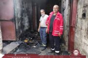 وفاة شخصين وإنقاذ «15» أخرين من حريق بمنطقة عرادة في طرابلس