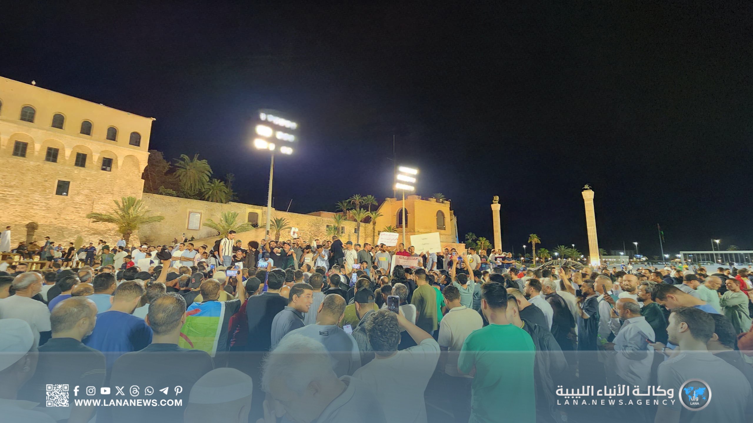 مظاهرات حاشدة بطرابلس والبعثة الأممية تجدد مطالبتها بحماية المتظاهرين