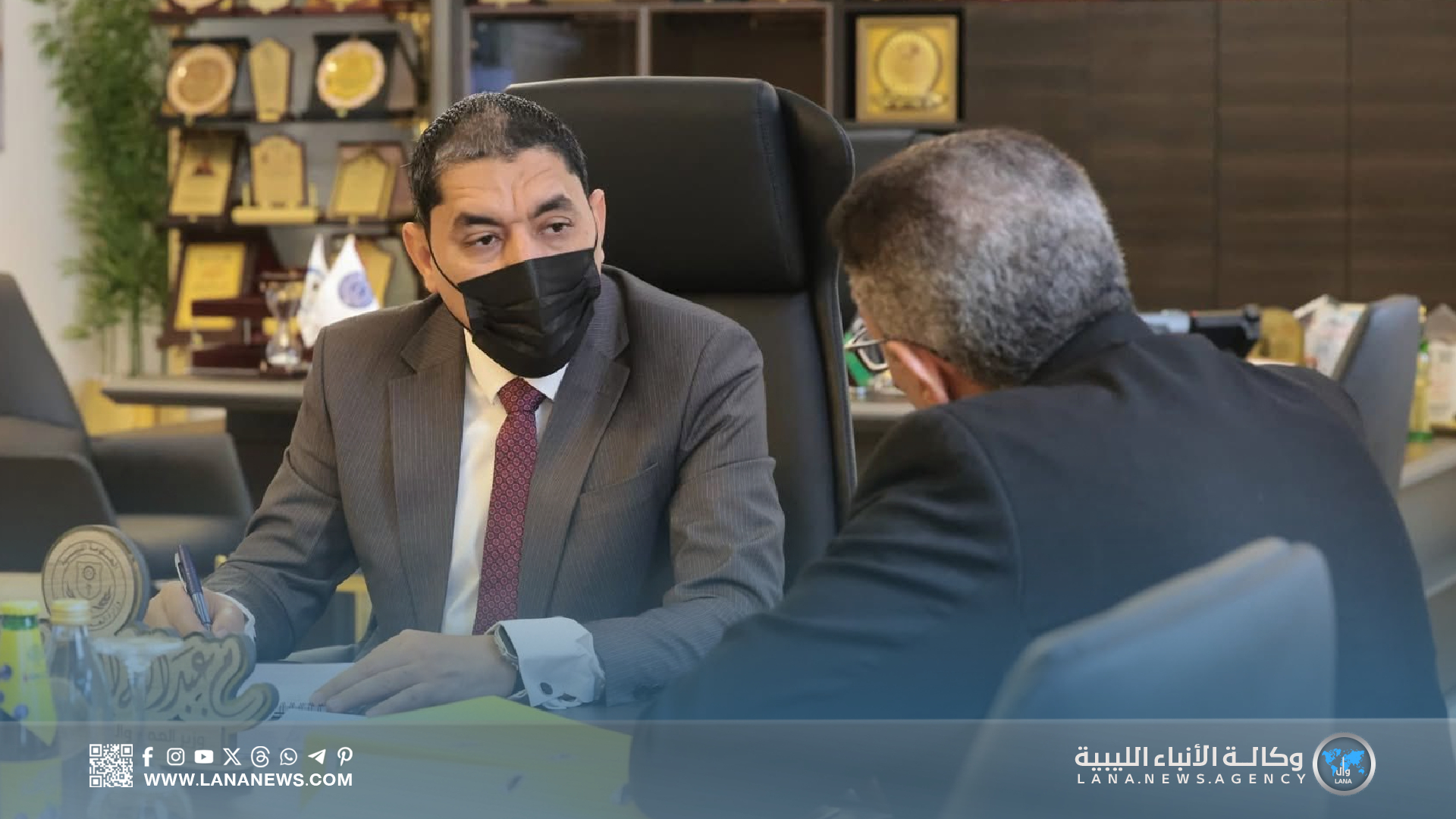 وزير العمل يتابع تنفيذ حملات التفتيش العمالي والسلامة المهنية في سرت