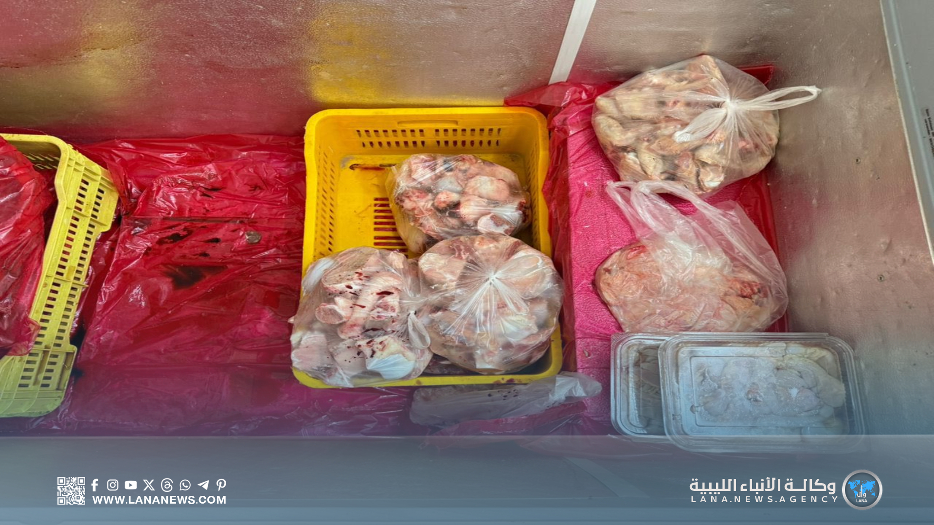 رقابة جنزور تضبط مخالفات صحية في محال اللحوم وترفض شحنة مشروب مستورد