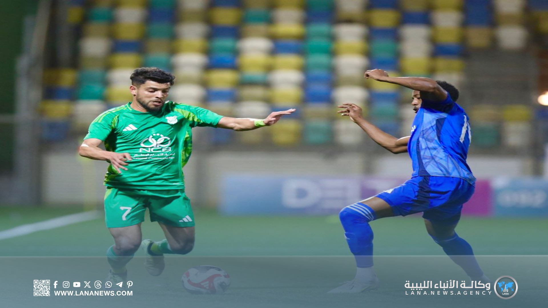 تعادل إيجابي يحسم مواجهة الهلال والأخضر في ختام السداسي الأول