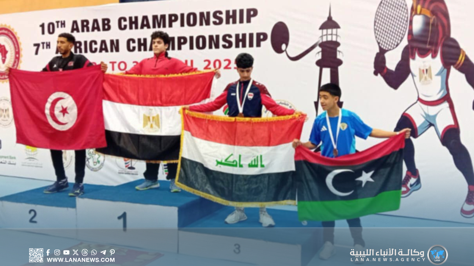 المنتخب الليبي لكرة السرعة يحقق إنجازا في البطولتين العربية والأفريقية