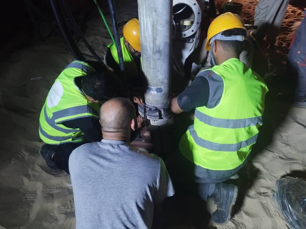 جهاز النهر الصناعي يشغل آبارا جديدة في حقل السرير 