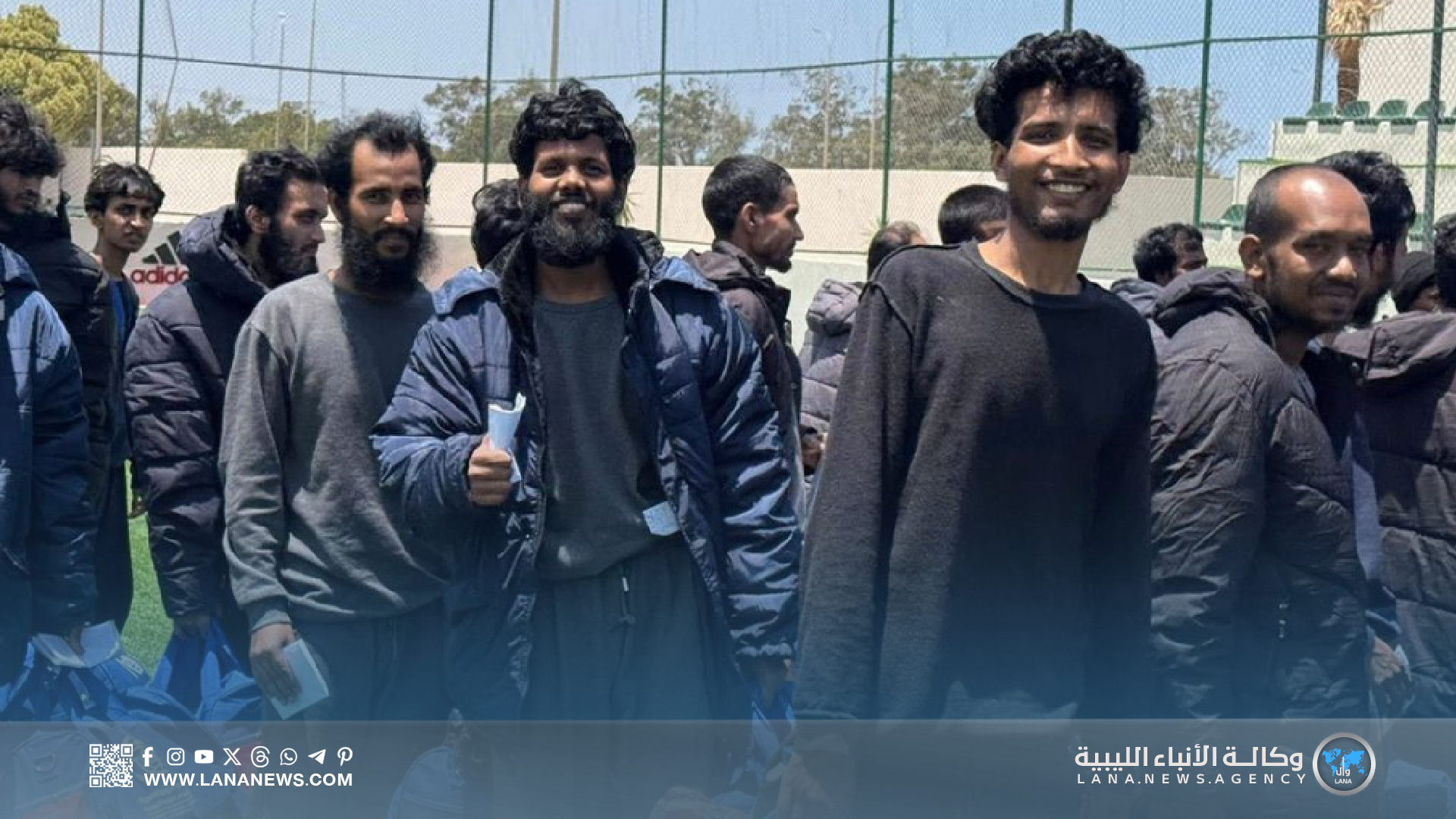 ترحيل مهاجرين بنغلاديشيين من مركز إيواء بطرابلس