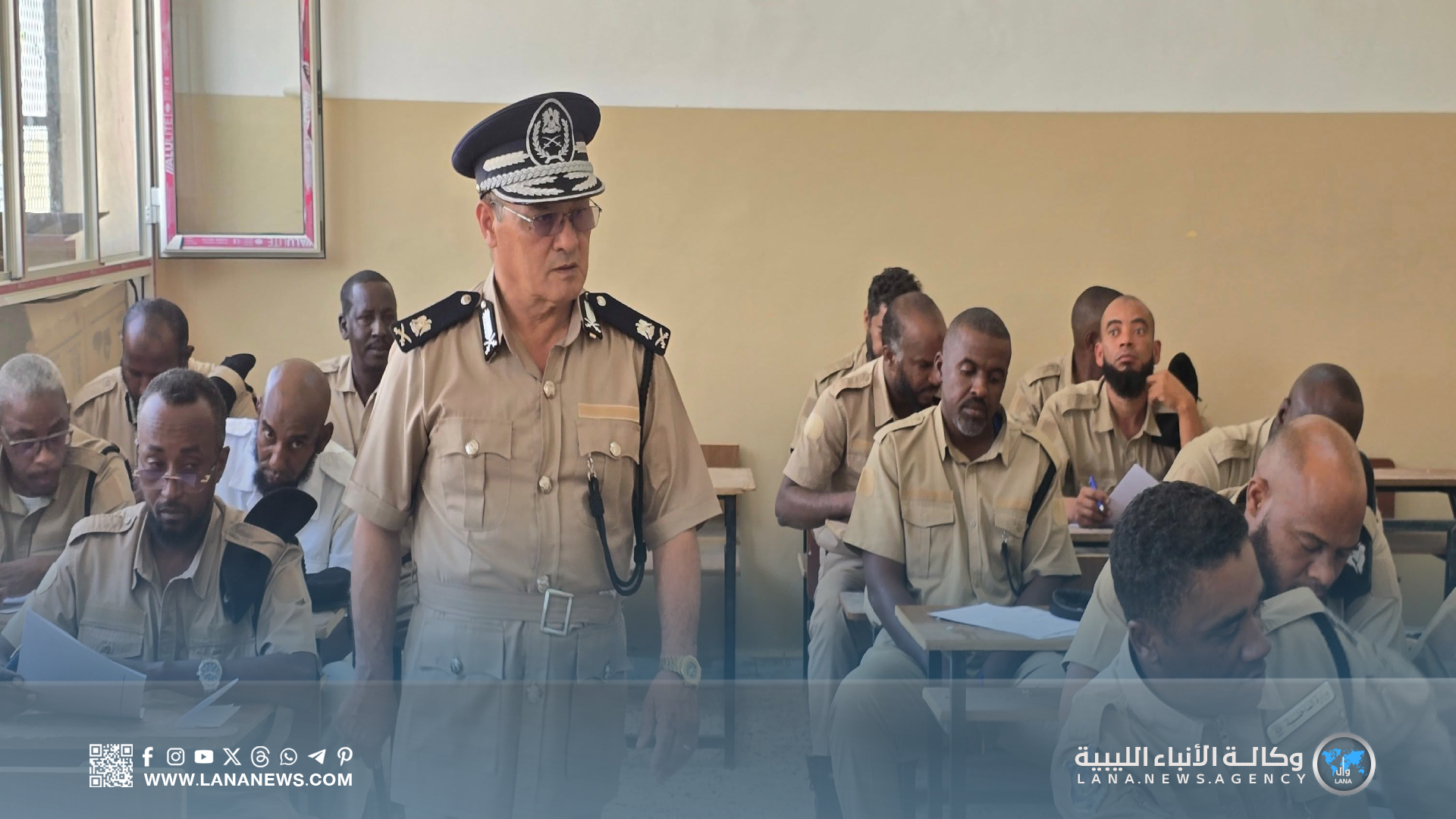 انطلاق امتحانات الترقية لضباط الصف والأفراد بمديرية أمن مرزق