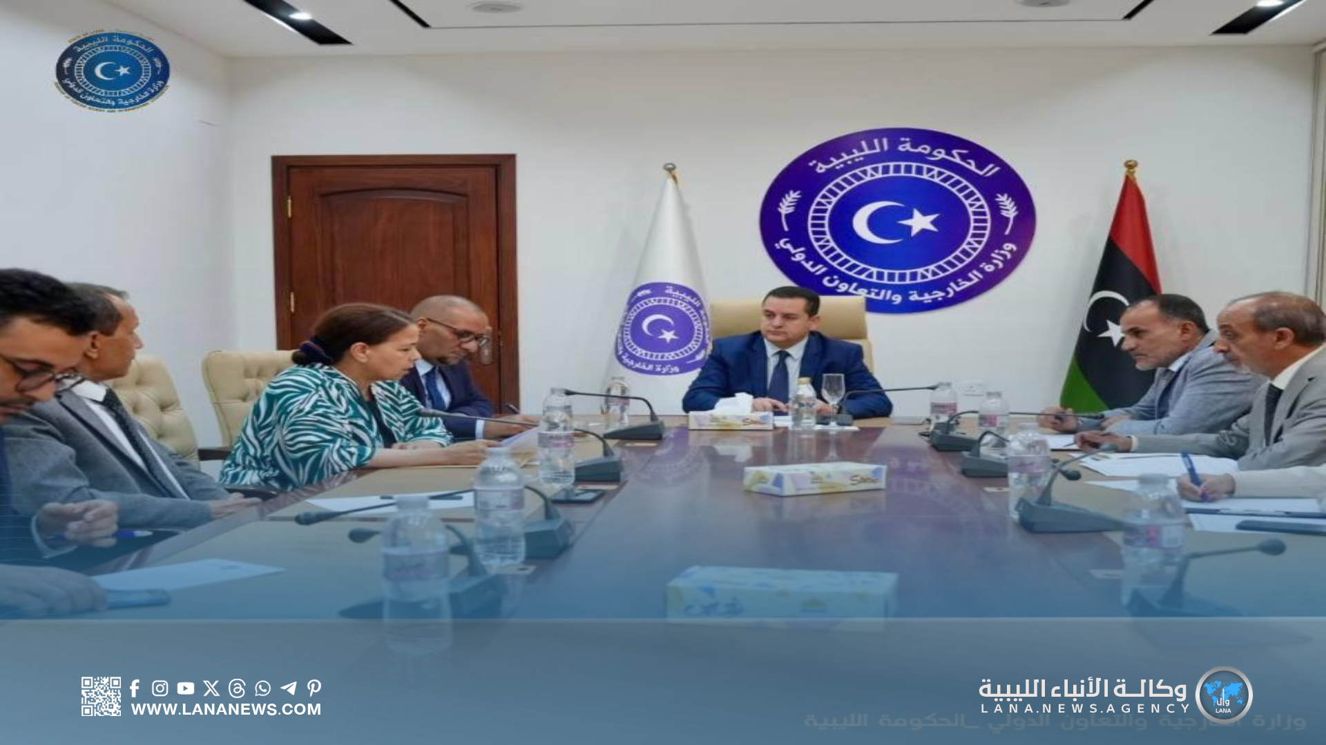 «الحويج» يتابع جهود تأهيل كوادر ليبية في مجال العمل الدبلوماسي