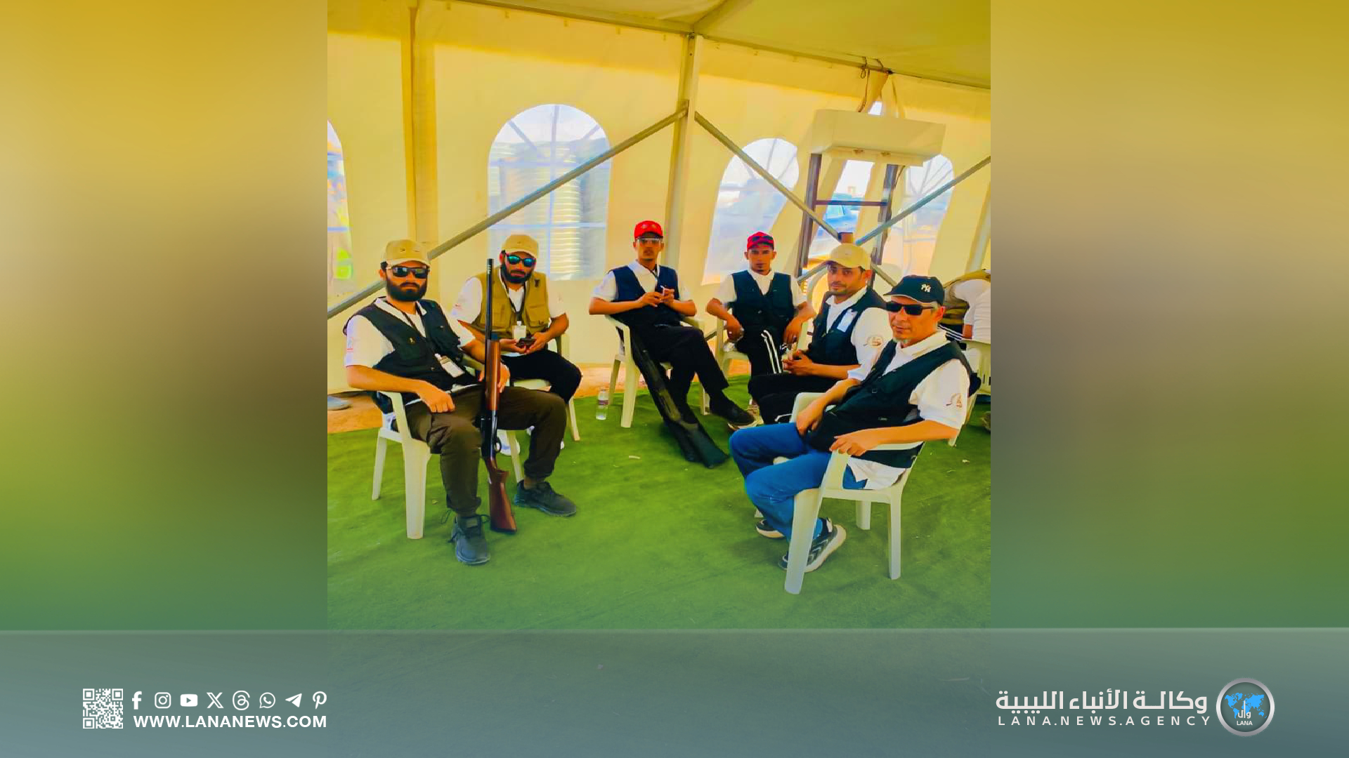 بداية موفقة لنادي عين التميمي في بطولة ليبيا للرماية بميدان سلوق