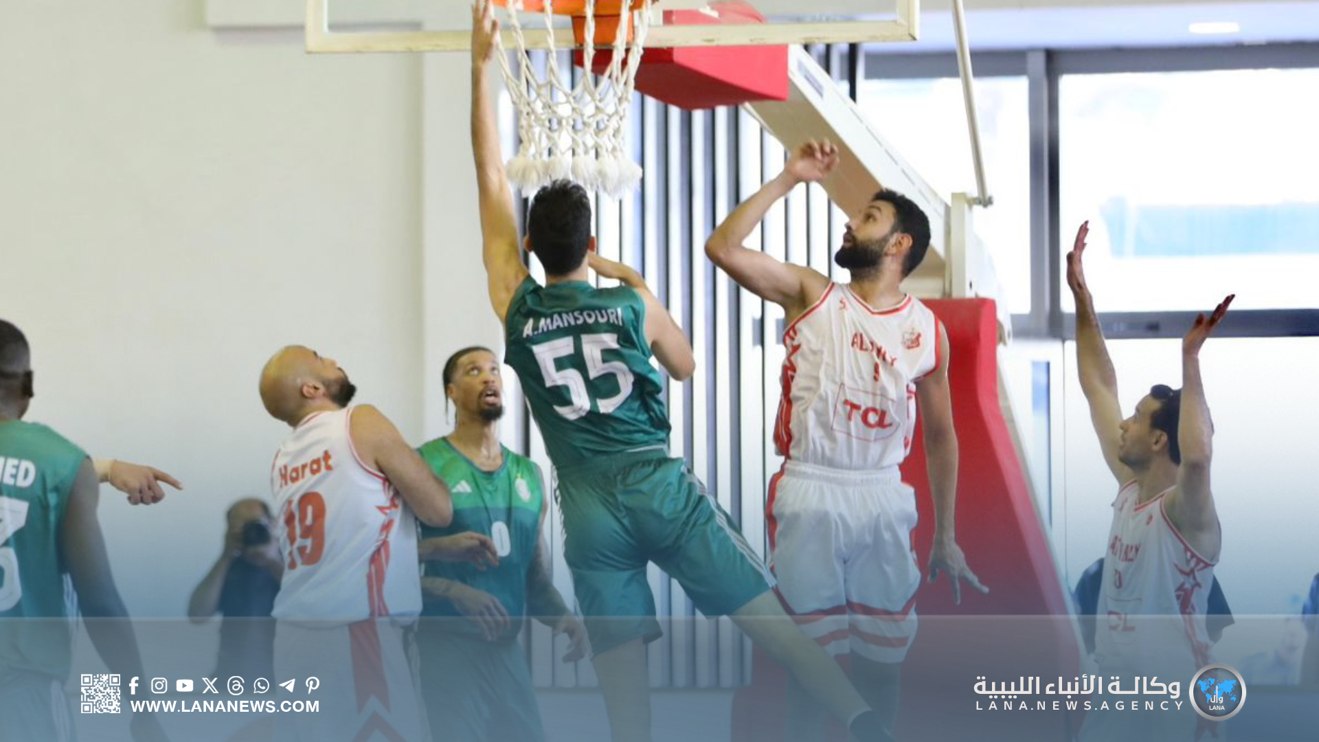 تفوق الأهلي بنغازي في افتتاح نهائي دوري كرة السلة