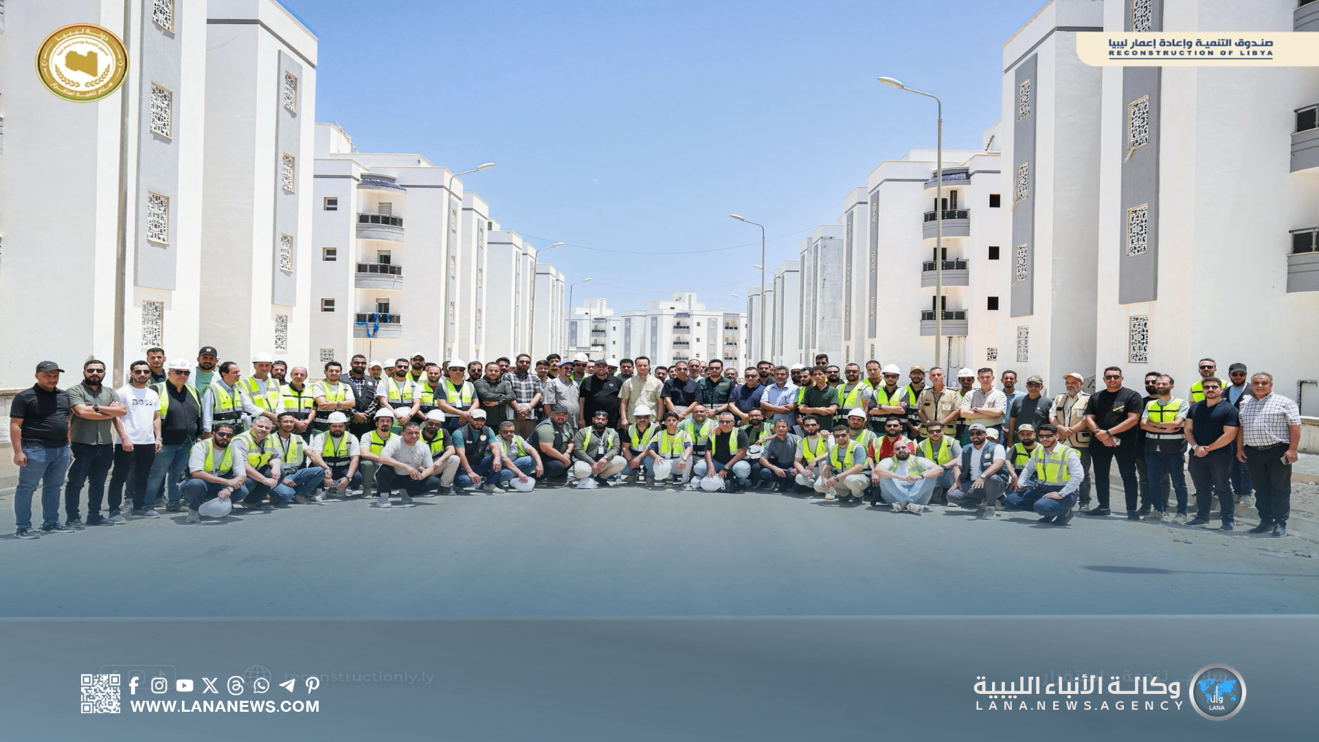 مدير صندوق التنمية والإعمار يتابع سير العمل بمشروعات درنة