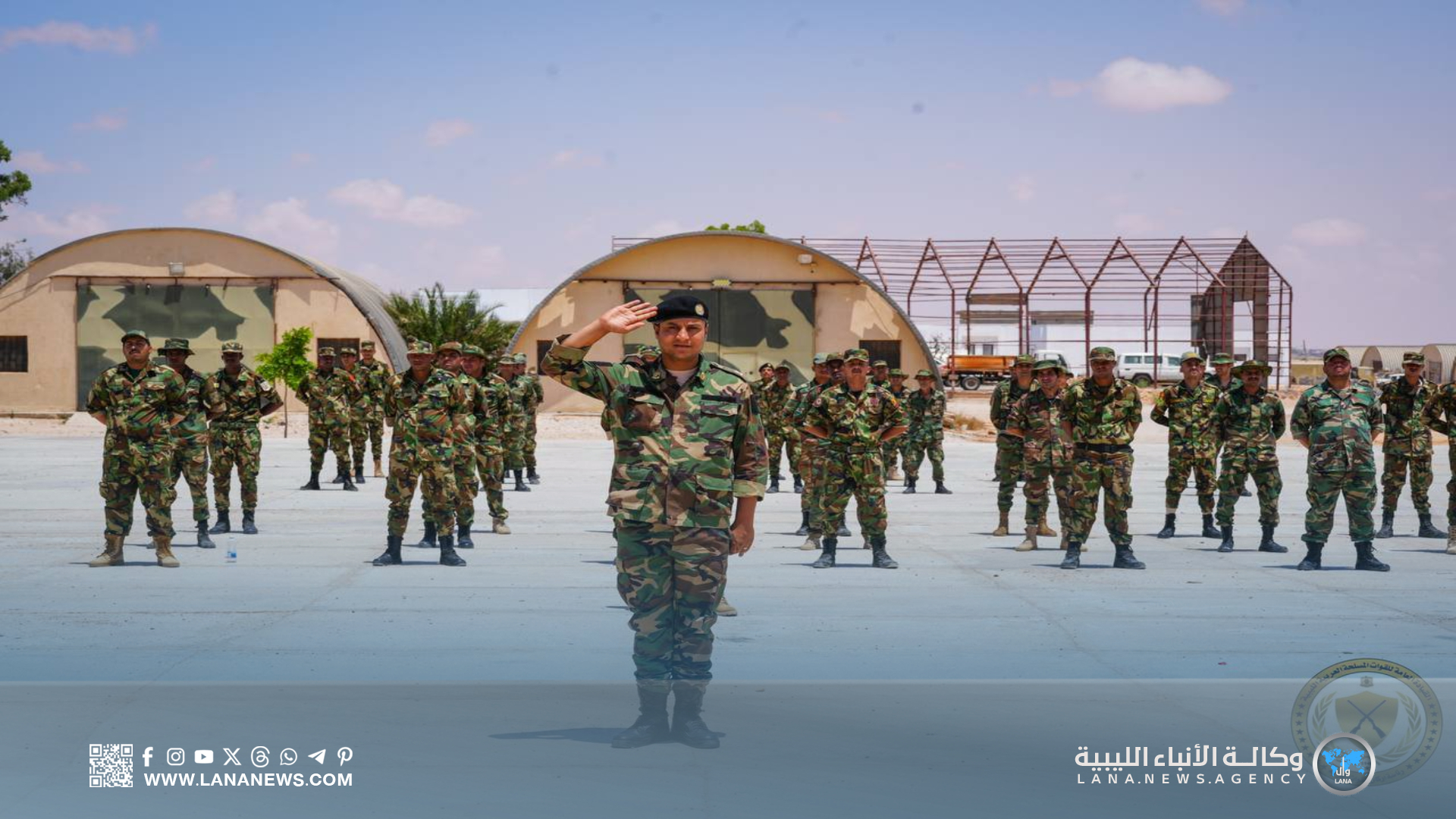 القوات البرية تُواصل تنفيذ خطتها التدريبية عبر زيارات للوحدات العسكرية