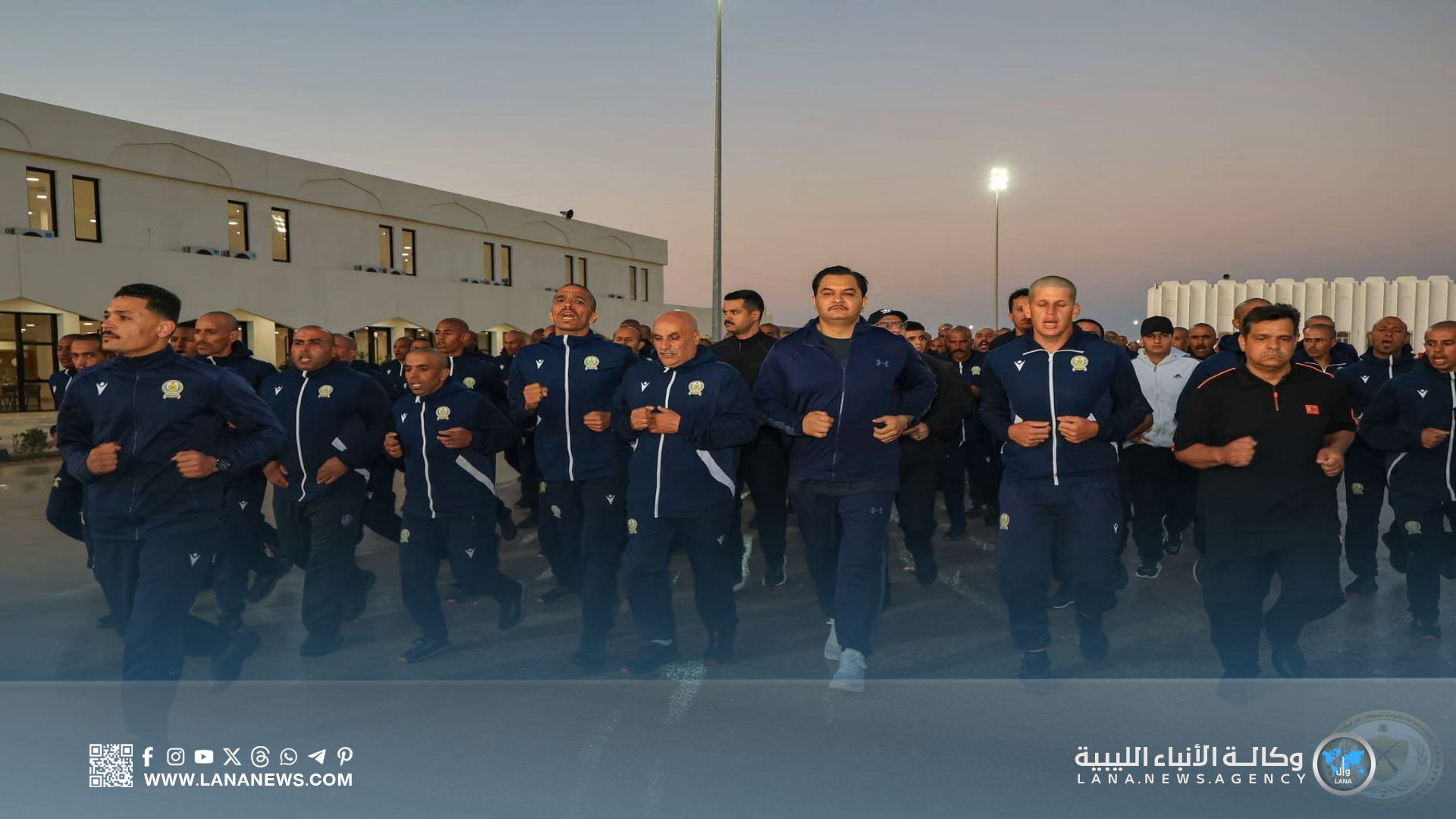 الفريق صدام خليفة يتفقد مركز تدريب لملودة ويُشارك الطلبة تدريباتهم