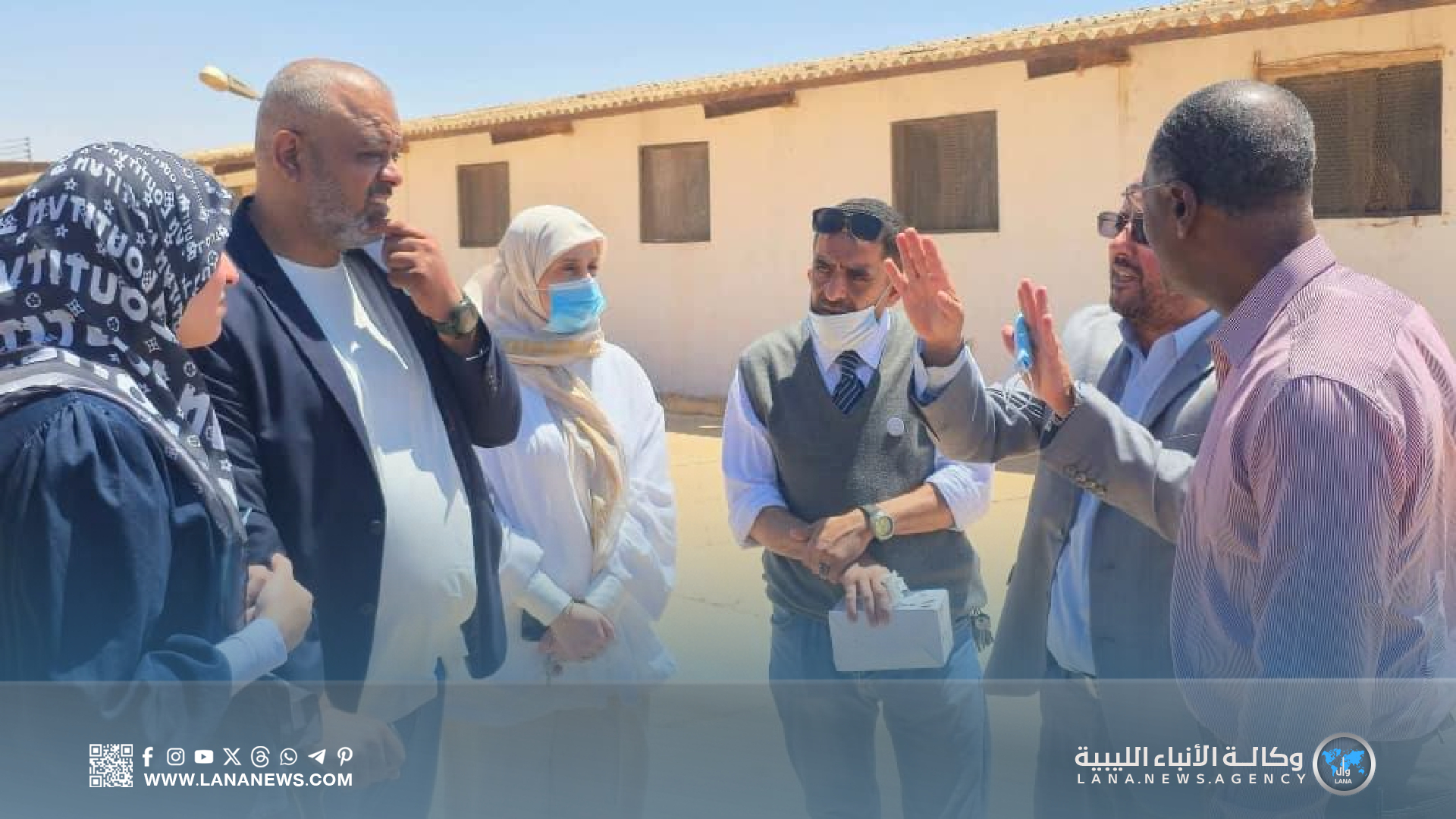 مركز الصحة الحيوانية يبحث تعزيز التعاون مع معهد التقنيات الزراعية درنة 