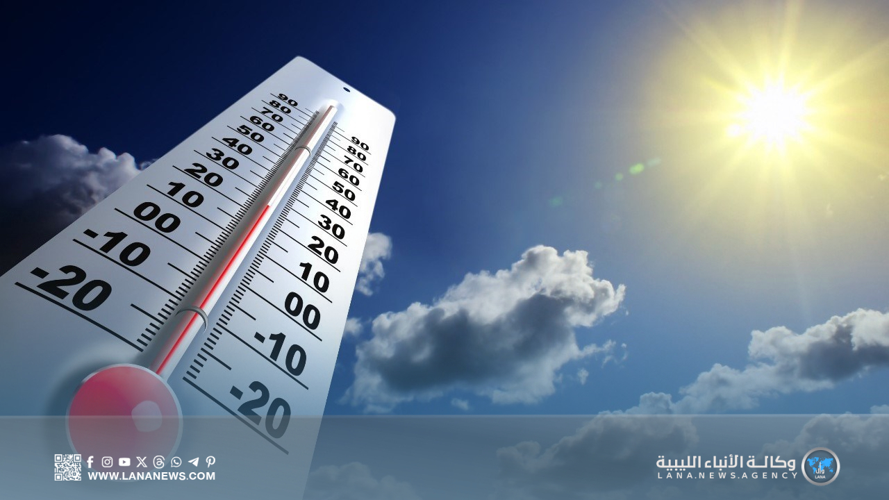 كتلة هوائية حارة تضرب غدامس والشمال الغربي بدءًا من الإثنين