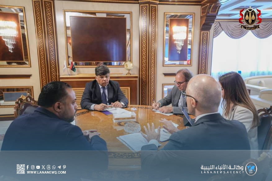 النائب العام يلتقي رئيس بعثة الاتحاد الأوروبي لبحث التعاون في مجالات العدالة ومكافحة الجريمة