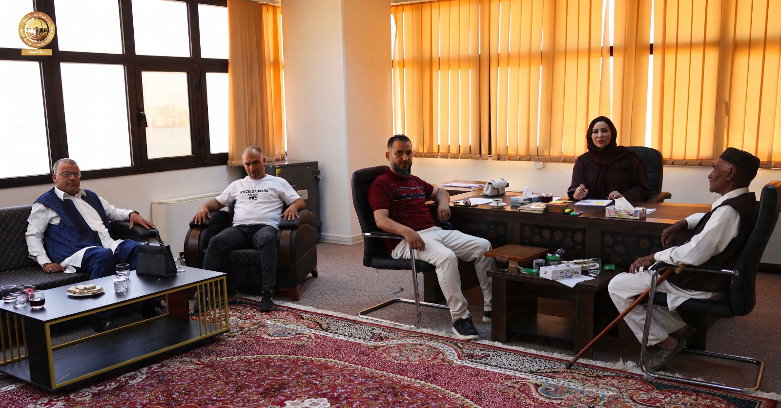 «صباح جمعة» تبحث أوضاع نازحي مدينة ترهونة بالمنطقة الشرقية