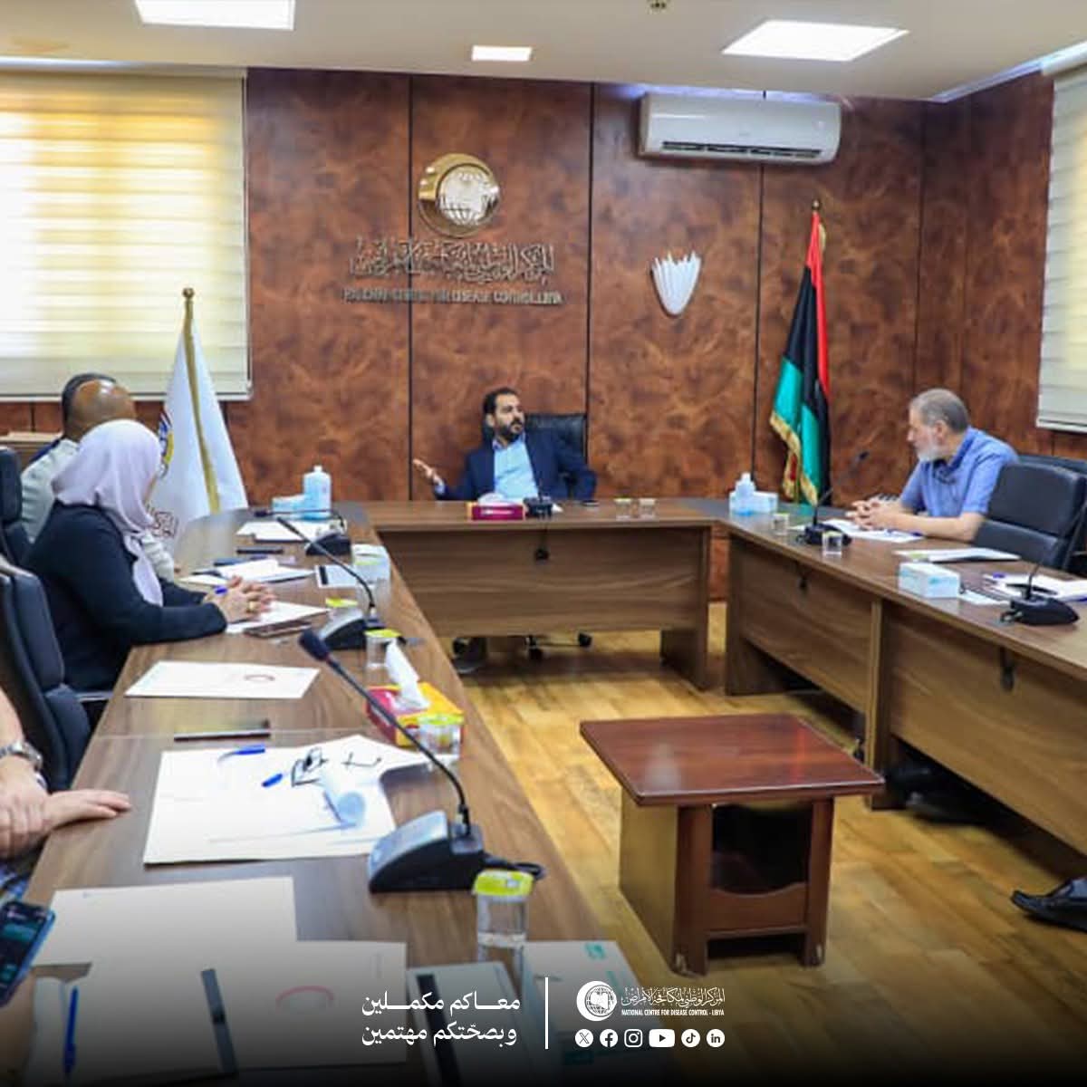 تعاون صحي بين مركز الأمراض والهجرة الدولية