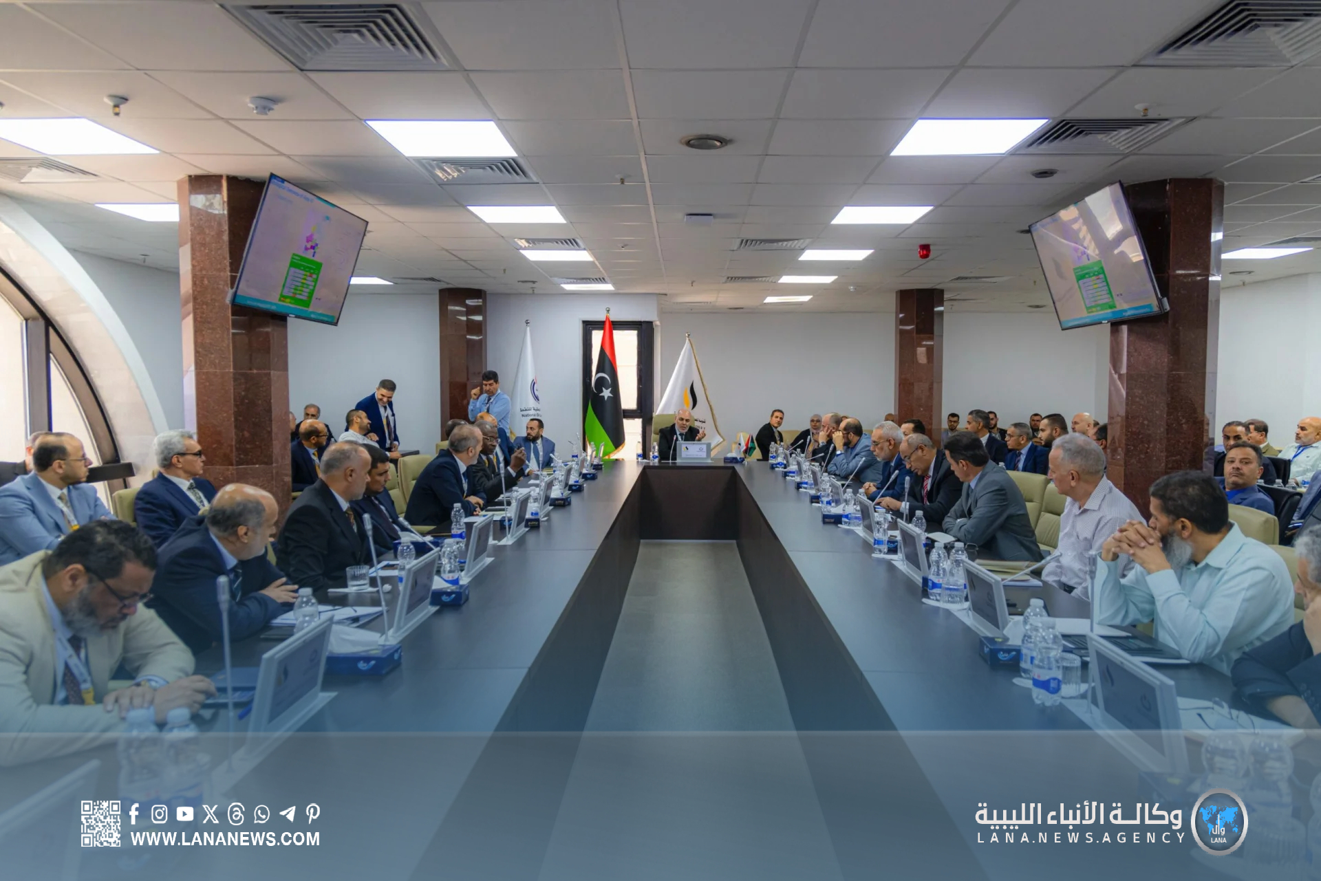 نفوسة تستعرض أداء 2025 وخططها المستقبلية مع المؤسسة الوطنية للنفط