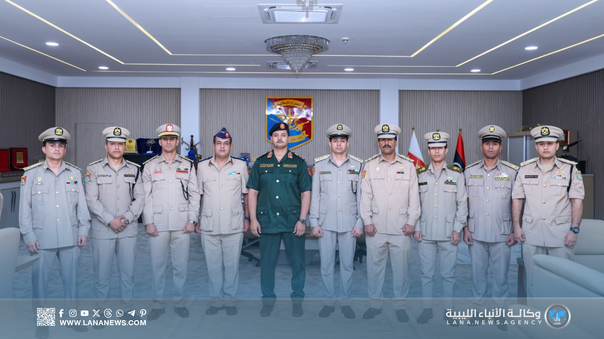 رئيس أركان الوحدات الأمنية يشيد بخريجي دورة القادة والأركان