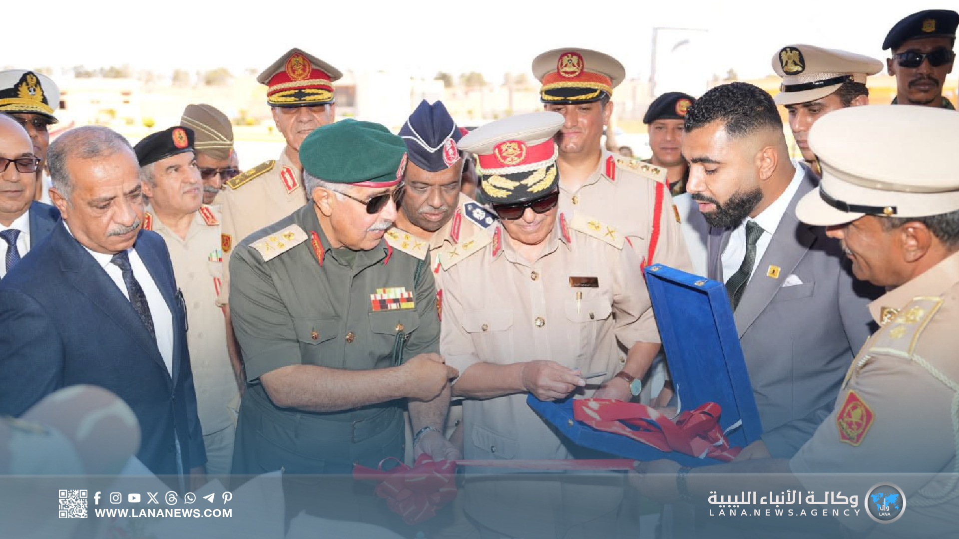 افتتاح رسمي لمقر هيئة السيطرة بحضور قيادات عليا في بنغازي