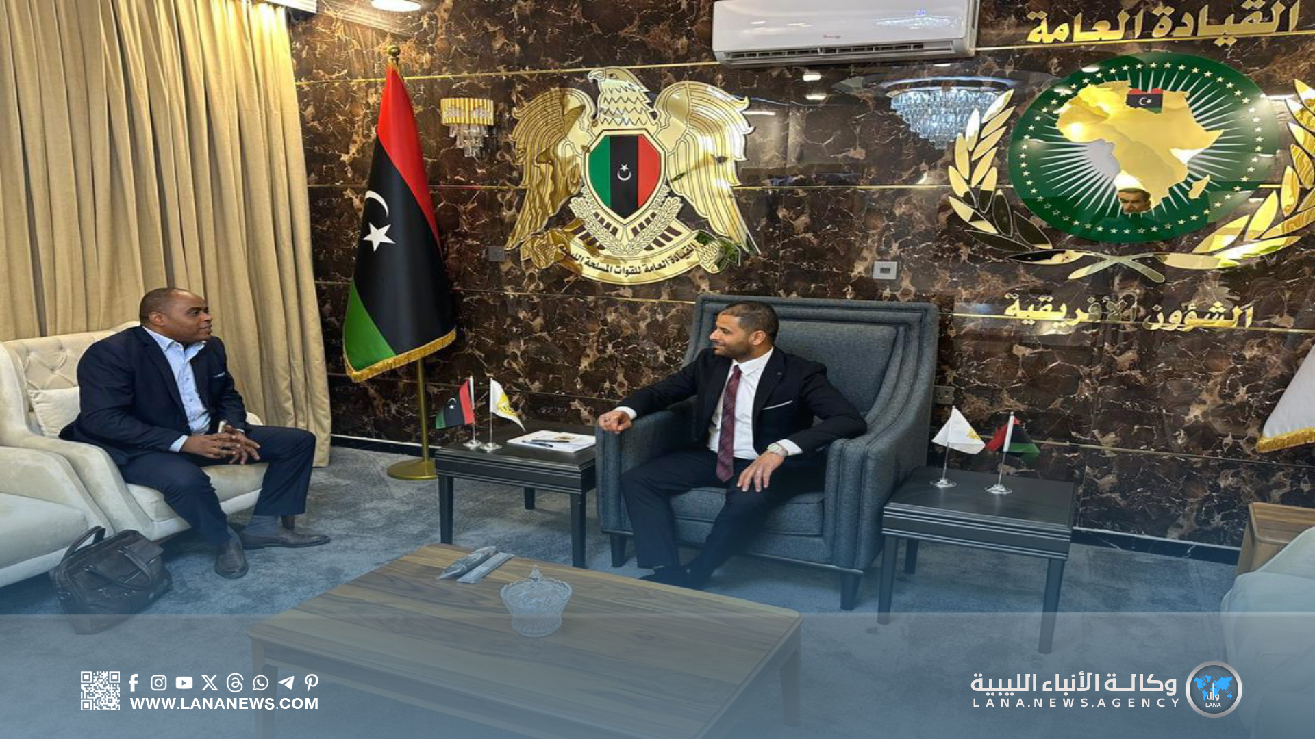 القيادة العامة تدعم افتتاح مقر الاتحاد المغاربي للصحفيين في بنغازي