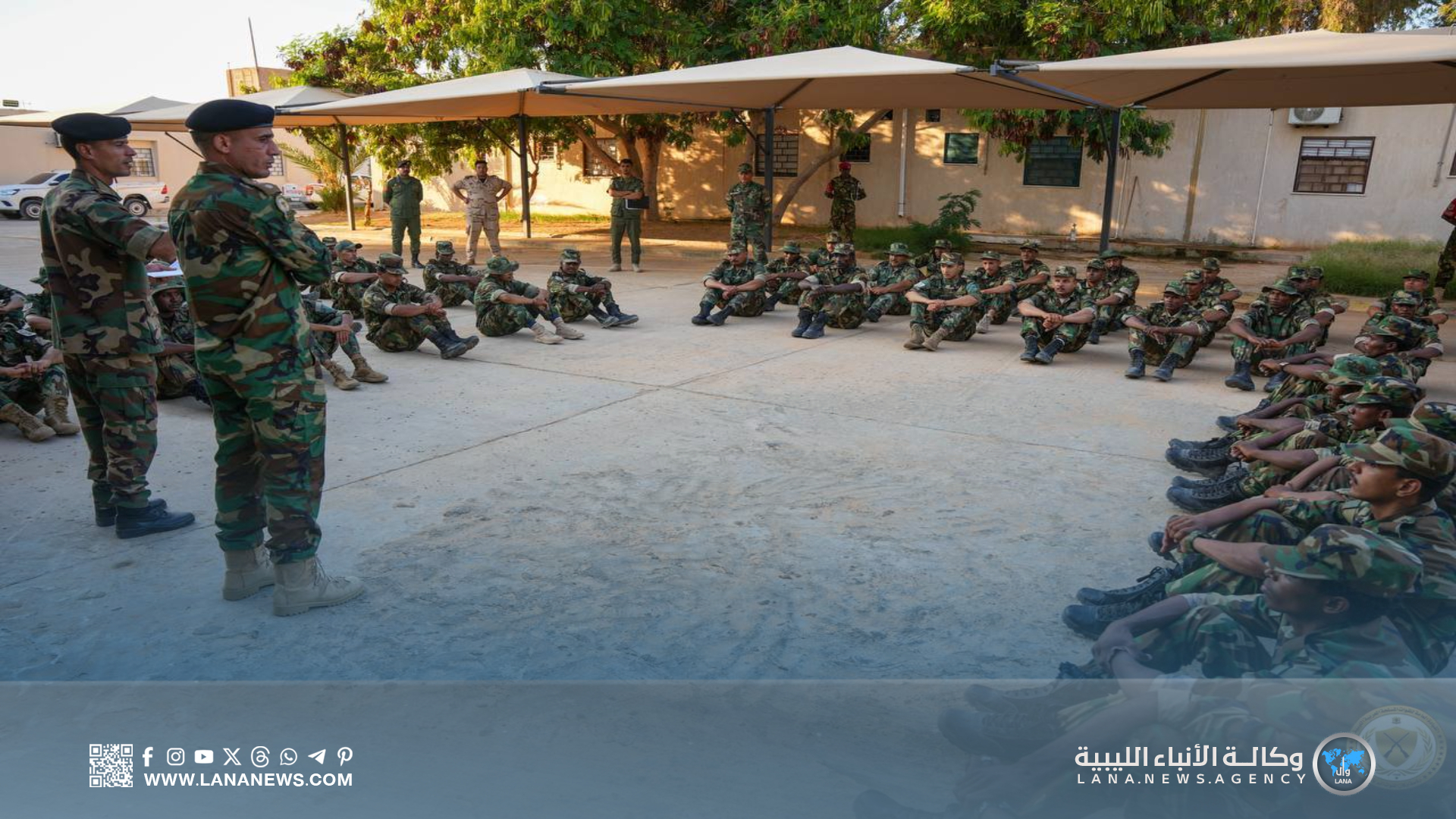 محاضرة توجيه معنوي لتعزيز الروح المعنوية باللواء القرضابية