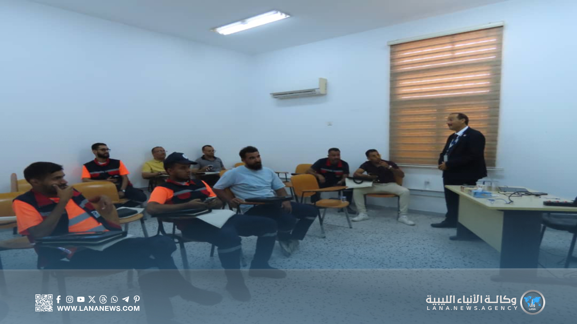 انطلاق دورة حول مناولة البضائع الخطرة بميناء المنطقة الحرة جليانه