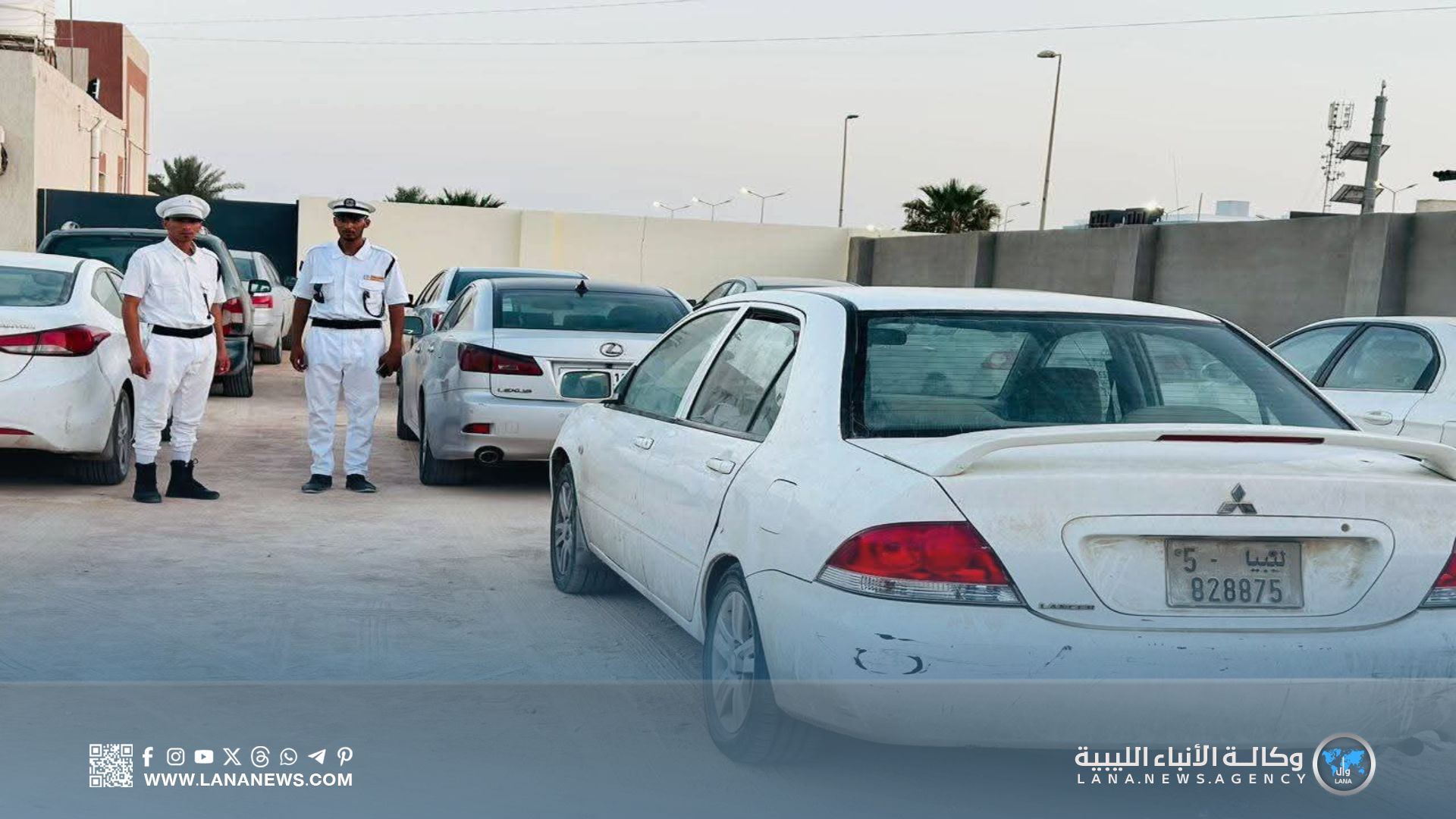 قسم المرور بسرت يشُنّ حملة ميدانية لضبط السيارات المخالفة