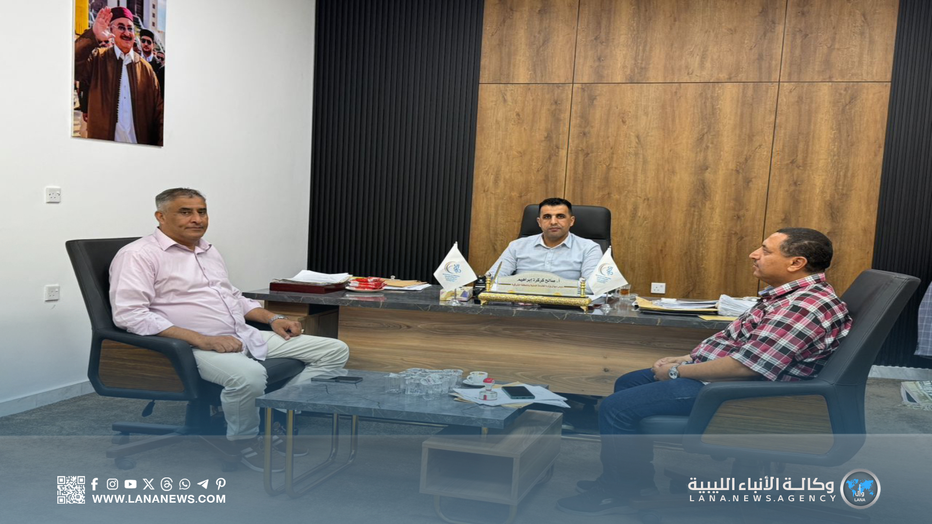 بحث أوضاع موظفي فرع الشؤون الاجتماعية بنغازي وتسريع صرف المرتبات