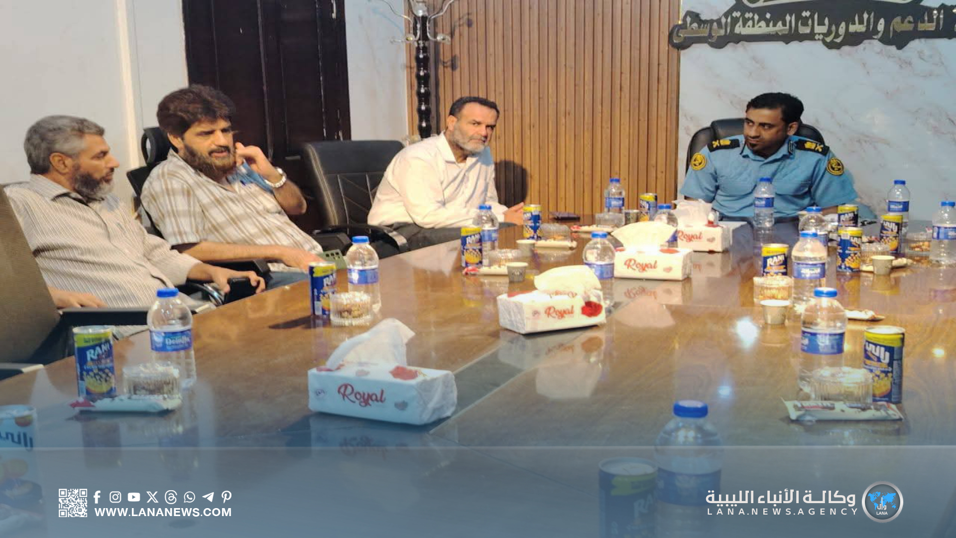 اجتماع أمني وخدمي موسّع في إجدابيا لمناقشة ملفات حيوية وتنظيمية