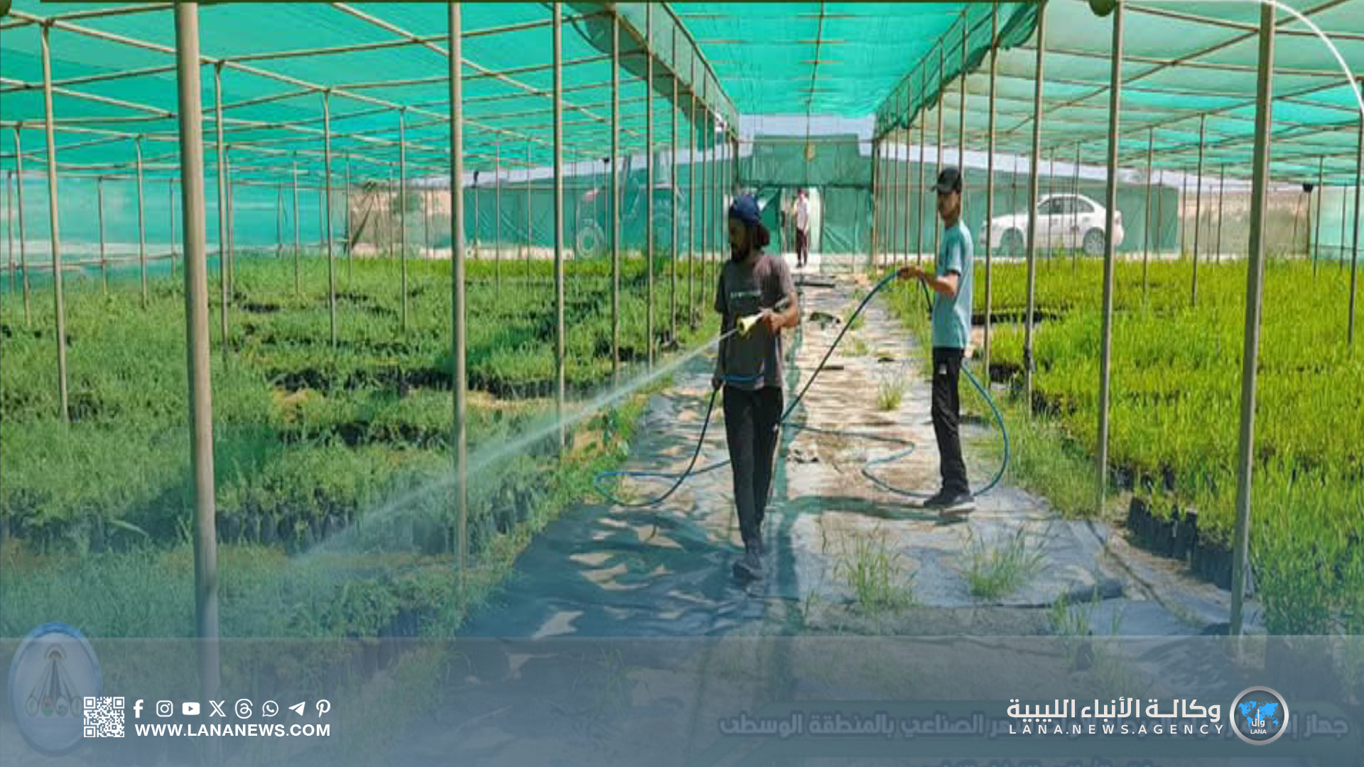 جهاز استثمار مياه النهر يُواصل تسميد الحقول الزراعية بسرت