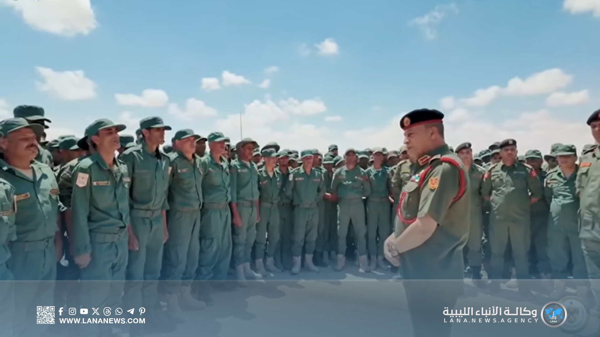 جمع عام للكتيبة 110 مُشاة لمتابعة الجاهزية القتالية